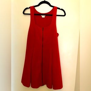 Cooperative Red Mini Skater Dress | L